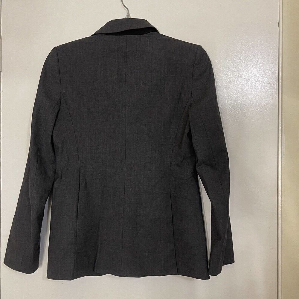 Theory Charcoal Gray Wool Single Button Blazer Ca… - image 7